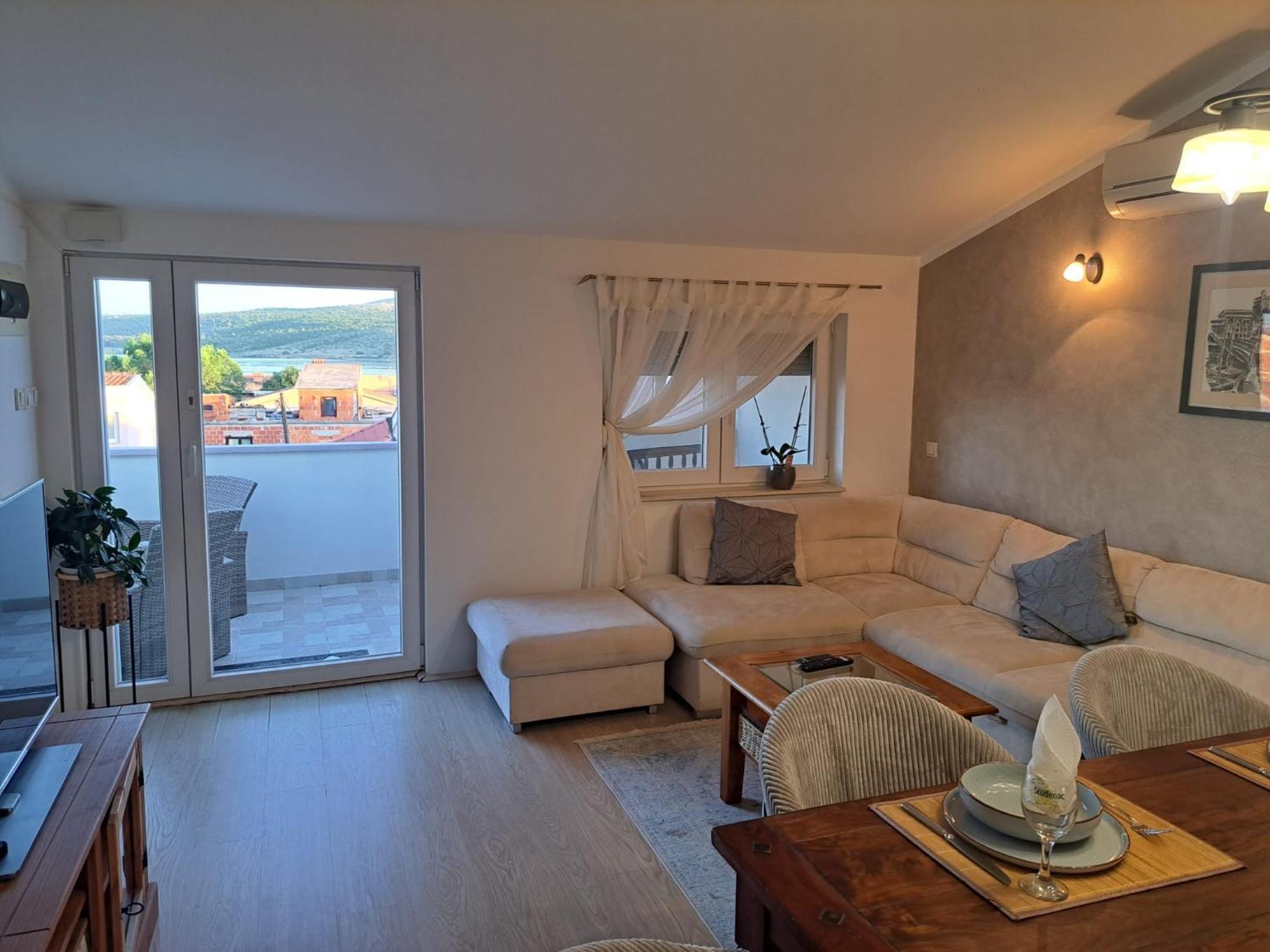 Apartman Lucia Posedarje Bagian luar foto